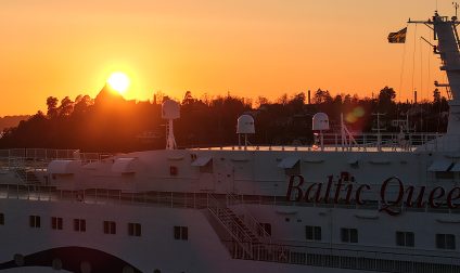 Ship in port.